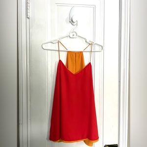 EXPRESS BARCELONA CAMI - REVERSABLE - ORANGE/CORAL - SIZE MEDIUM